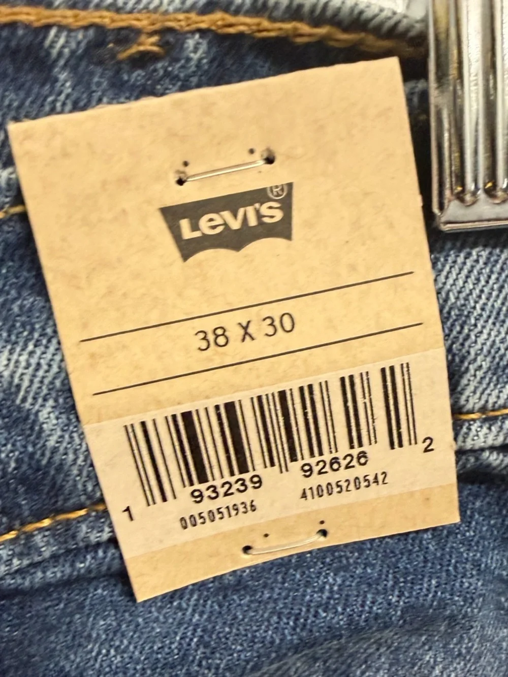 Levi’s 505 Regular Jeans 38x30 Medium Wash Straight Leg